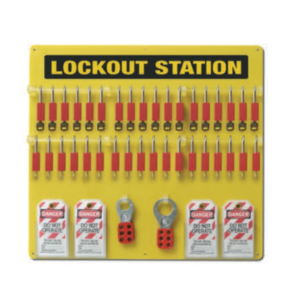 Lockout Station 36 Lock Padlock Board SHEQit
